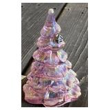 Fenton 6" Hand Painted Christmas Tree