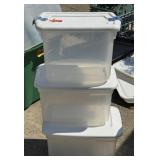 3 - Small Totes with Lids