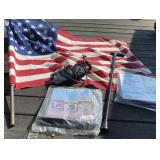 Flag, Cane, Tree Bags, Power Strip
