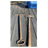 Silage Fork and Axe