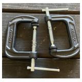 2 - Husky 3" C-Clamps