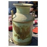 Cream Can with Federal Eagle