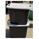 2 - Storage Totes with Lids