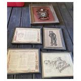 Framed Medieval Prints