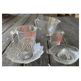 Measuring Cups and Pattern Glass