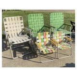 Adult and Youth Folding Lawn Chairs