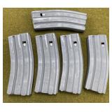 5-20 rnd AR-15 Magazines