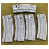 5-20 rnd AR-15 Magazines