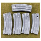 5-20 rnd AR-15 Magazines