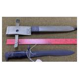Spanish Military Bayonet & Plastic Sheath