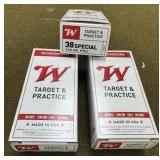 150 rnds Winchester .38 Spl Ammo