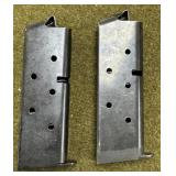 2 Colt Mustang 7 rnd .380 Magazines