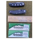 2 Remington Pocket Knives