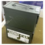 2 Metal Ammo Cans