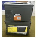 2 Metal Ammo Cans