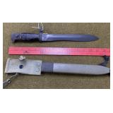 Spanish Military Bayonet & Plastic Sheath