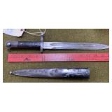 Unknown Bayonet & Metal Sheath