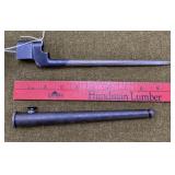British Military Spike Byonet & Metal Sheath