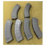 6-30 rnd AK-47 7.62x39mm Magazines