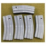 5-20 rnd AR-15 Magazines