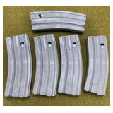 5-20 rnd AR-15 Magazines