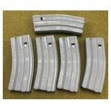 5-20 rnd AR-15 Magazines