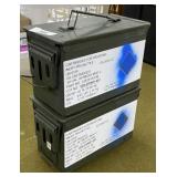 2 Metal Ammo Cans