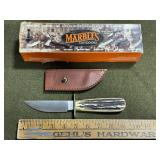Marbles Cowboy Knife with Sheath