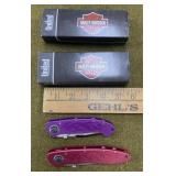 2 Harley Davidson Pocketknives
