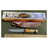 Marbles 7" Ideal Knife with Sheath
