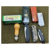 3 Pocketknives & 1 Sewing Awl