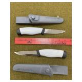 2 Morakniv Sheath Knifes & Sheaths