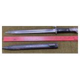 Unknown Bayonet & Metal Sheath
