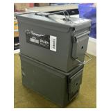 2 Metal Ammo Cans