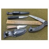2 Sheath Knives & Limb Saw
