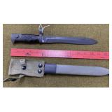 Spanish Military Bayonet & Plastic Sheath