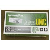 250 rnds Remington .38 Spl Ammo