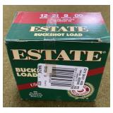 25 rnds Estate 12 ga 00 Buckshot