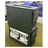 2 Metal Ammo Cans