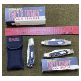 2 Schrade Uncle Henry Pocketknives