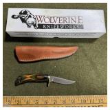 Wolverine Fin & Feather Knife with Sheath