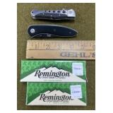 2 Remington Pocketknives