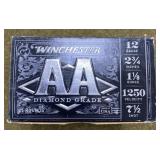 25 rnds Winchester AA Elite 12 ga Shotshells