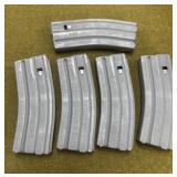 5-20 rnd AR-15 Magazines