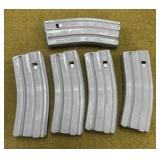5-20 rnd AR-15 Magazines