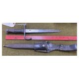 Unknown Bayonet & Metal Sheath
