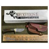 Wolverine Fin & Feather Knife with Sheath