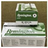 100 rnds Remington .38 Spl Ammo