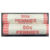 (2) BU Rolls 2009 L., Cents Log Cabin