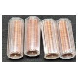 (4) Slab Rolls 2009 L. Bicentenninal Cents